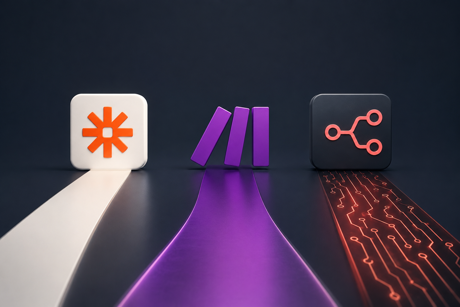 Make vs Zapier vs n8n: 30 días testeando los tres en producción