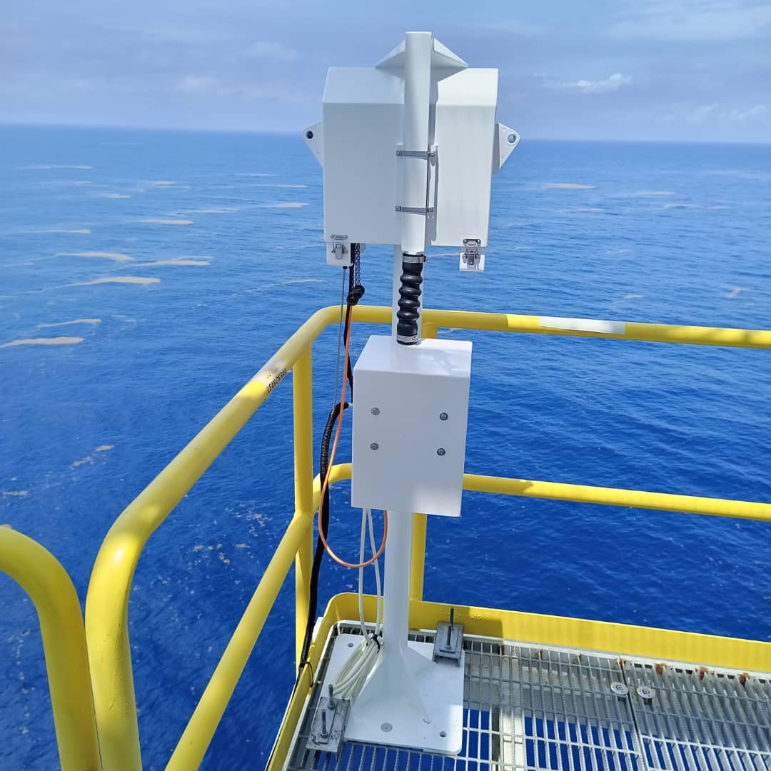 Automatic Weather Observation System tower with IoT sensors