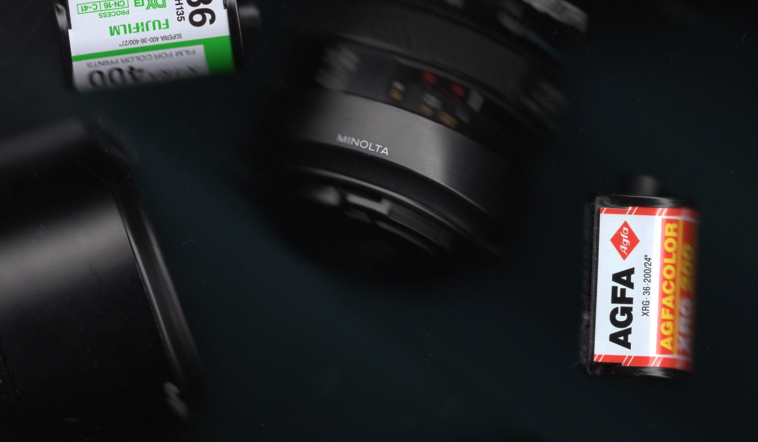 Collage of cameras