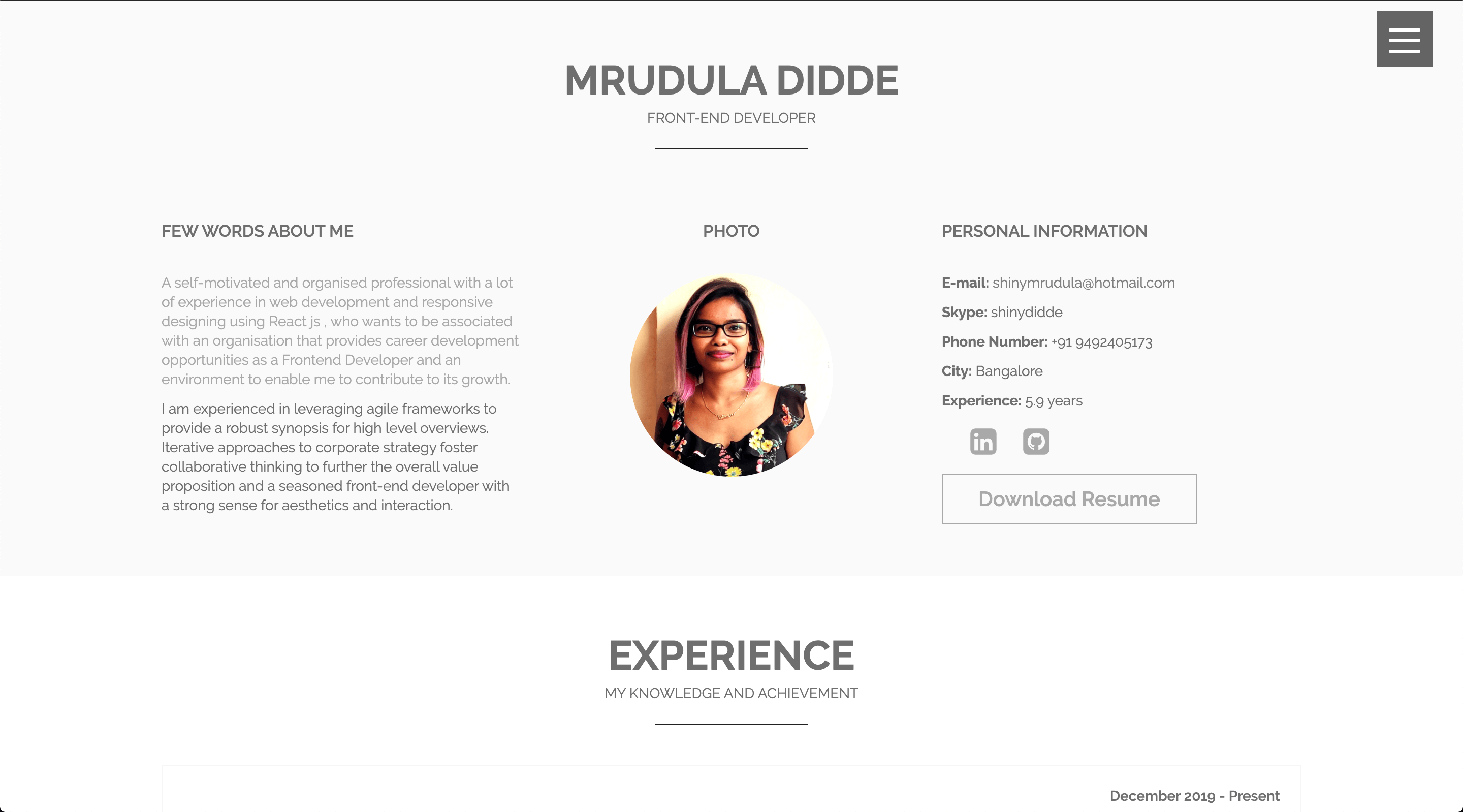 Vue Portfolio