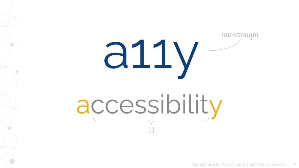 Architecting For Accessibility