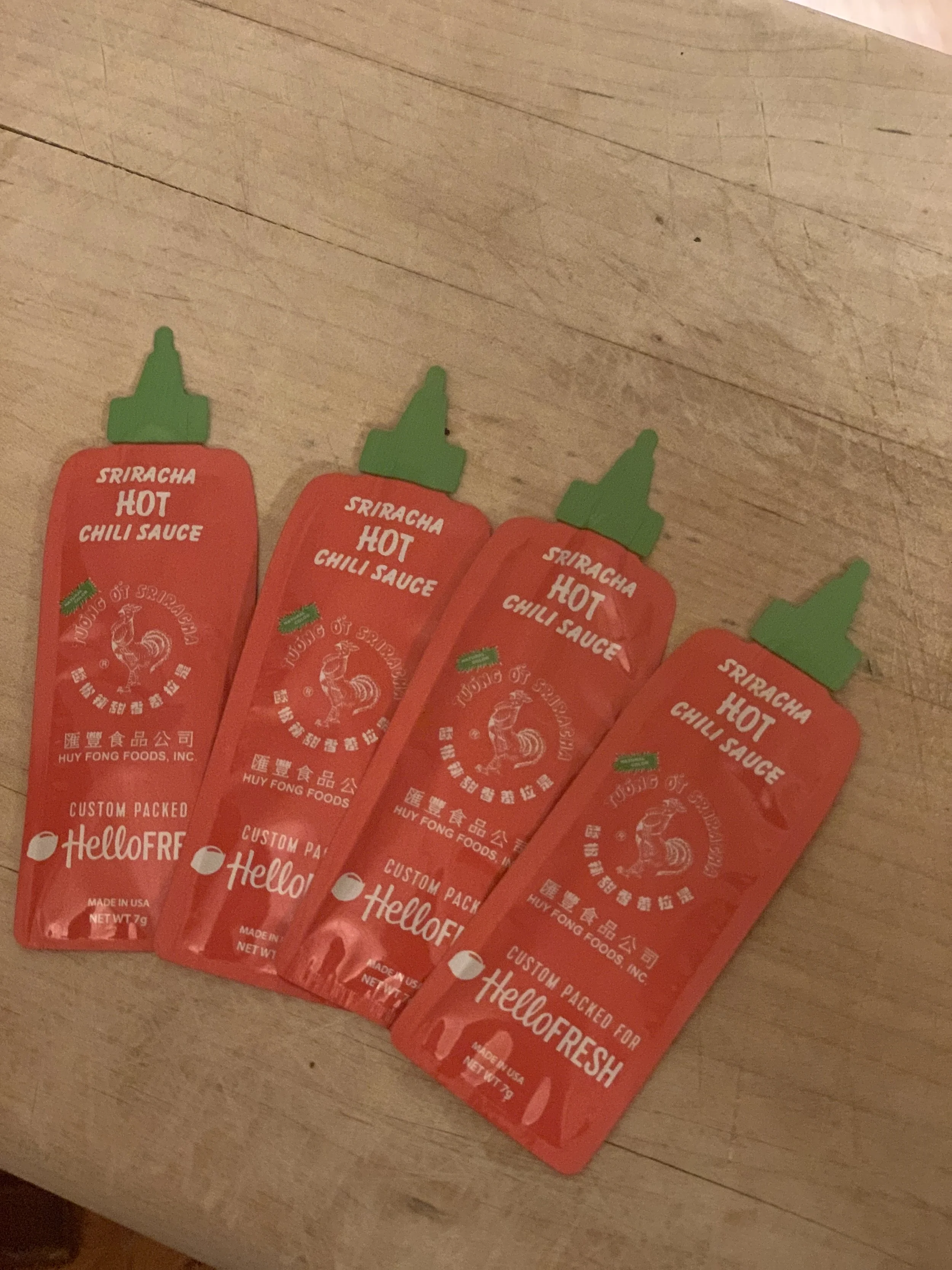  Image taken after getting an order from HelloFresh 