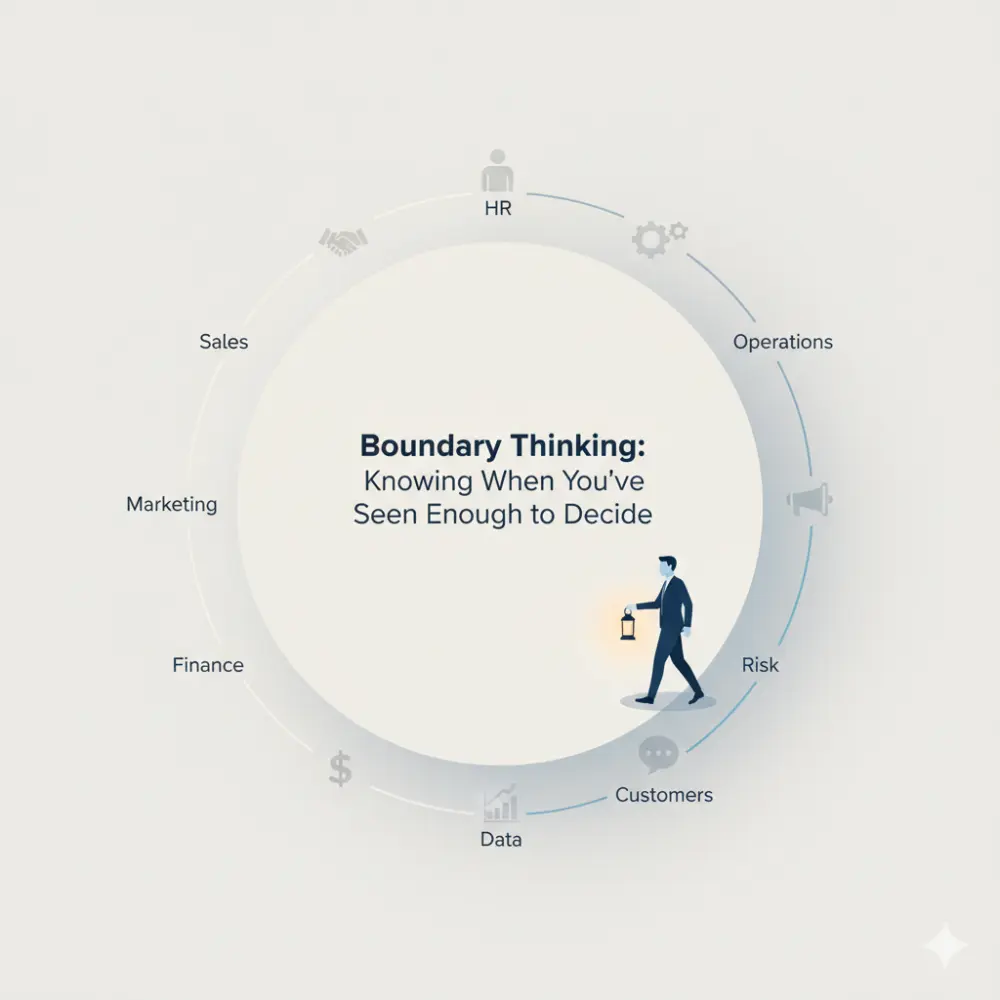 Learning to find the boundaries of an idea is a key leadership skill