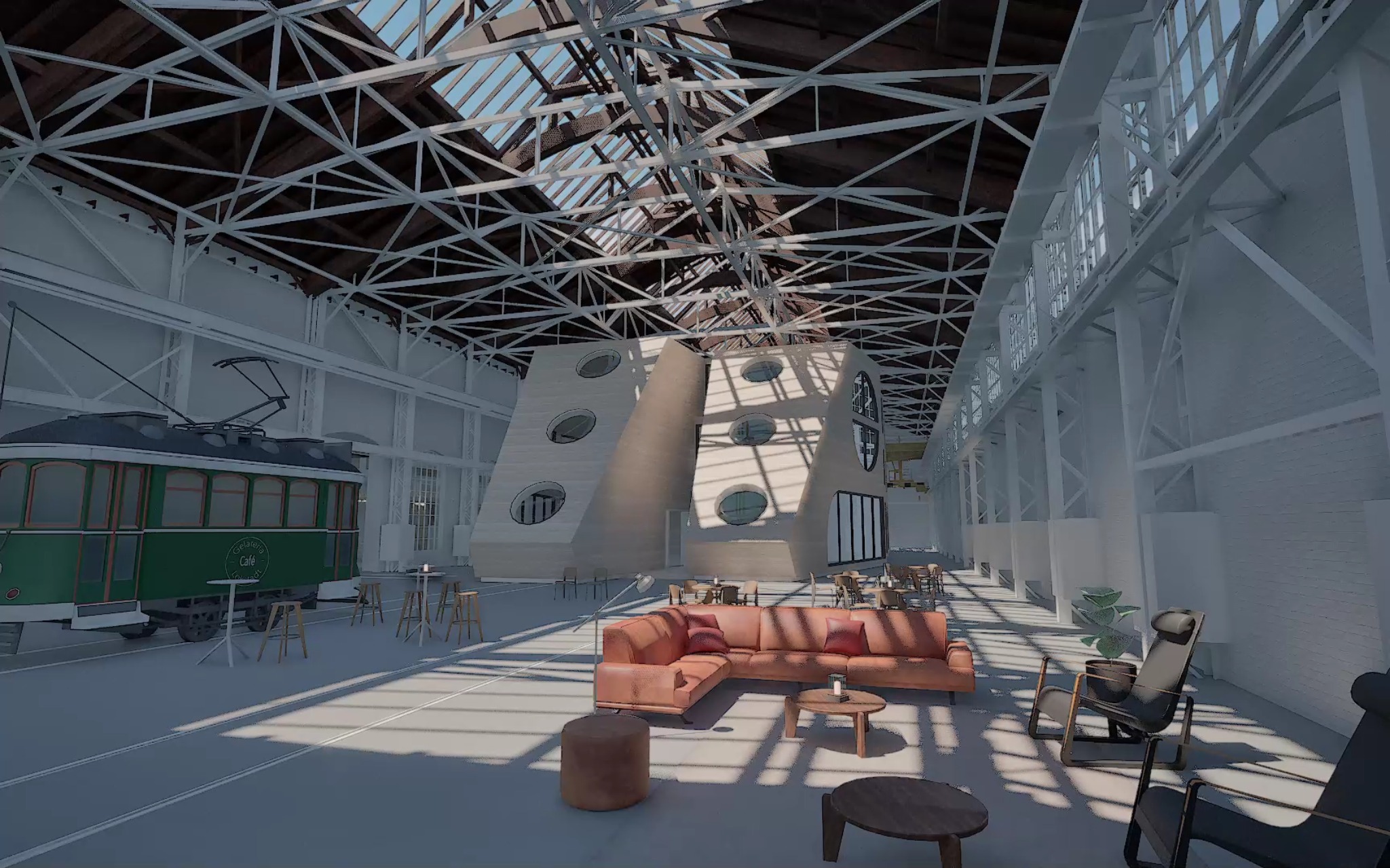Imported 3D models shown in the Navigator