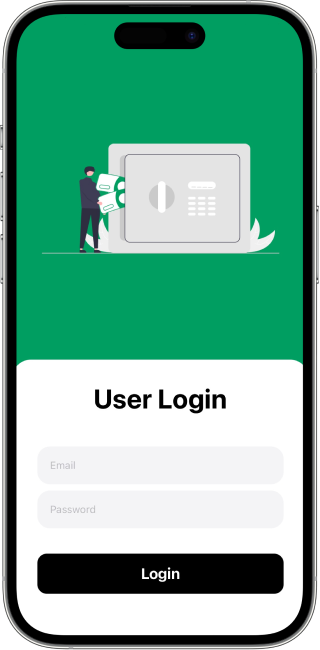 Secure Chat App Mockup