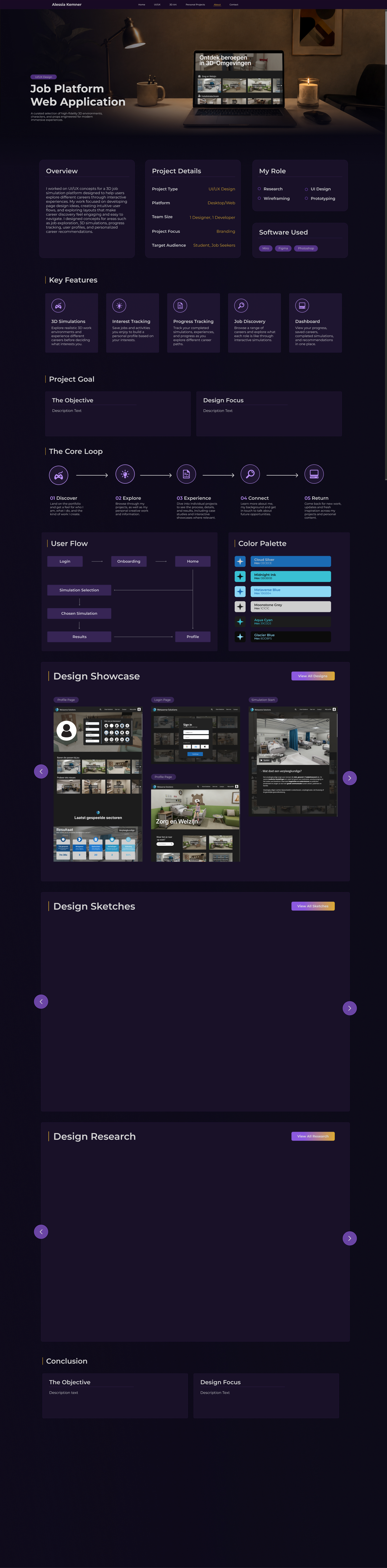 Project Page UI/UX