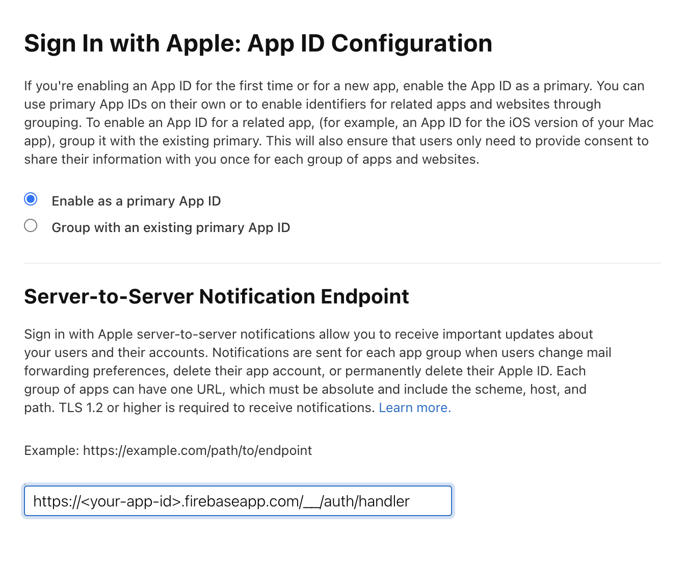 apple configuration