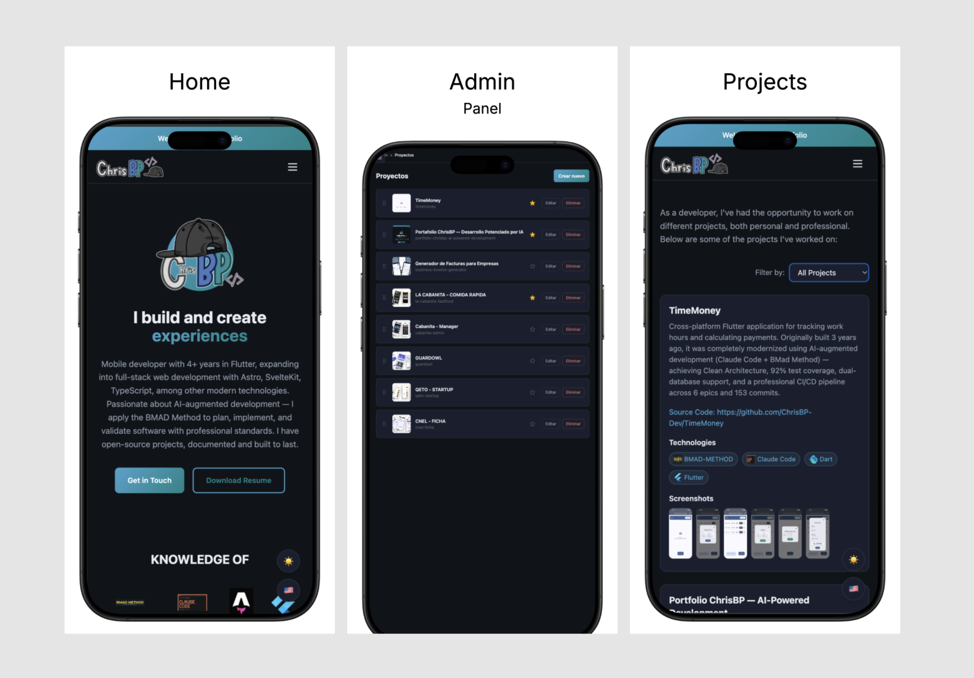 Portfolio ChrisBP — AI-Powered Development