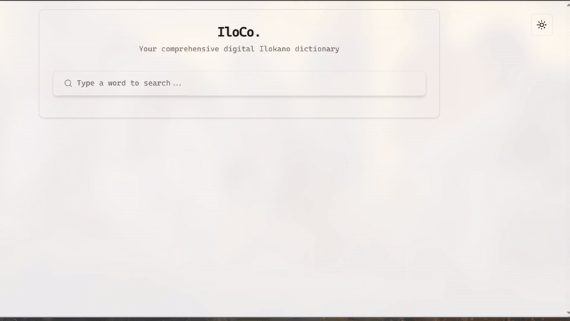 dictionary-demo