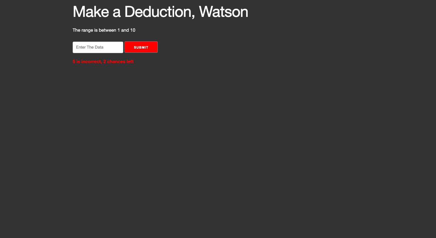 The Science Of Deduction