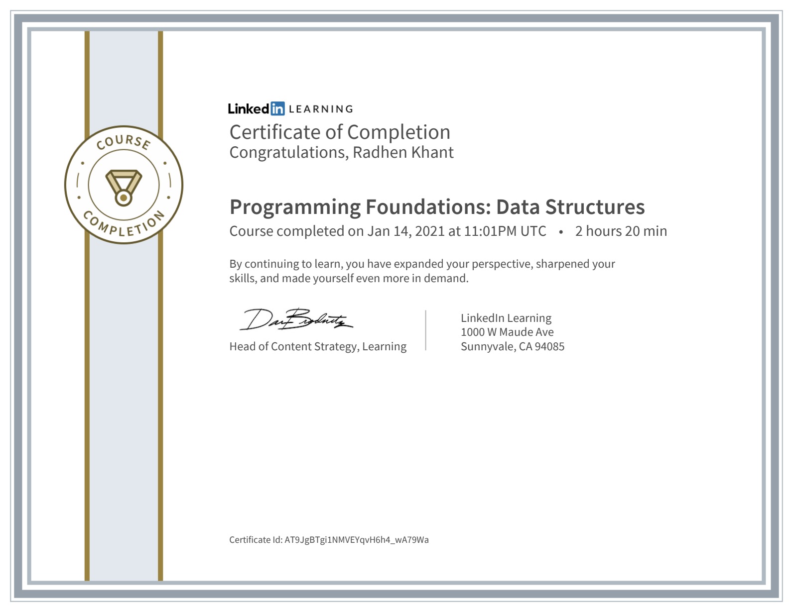 Programming Foundations: Data Structures