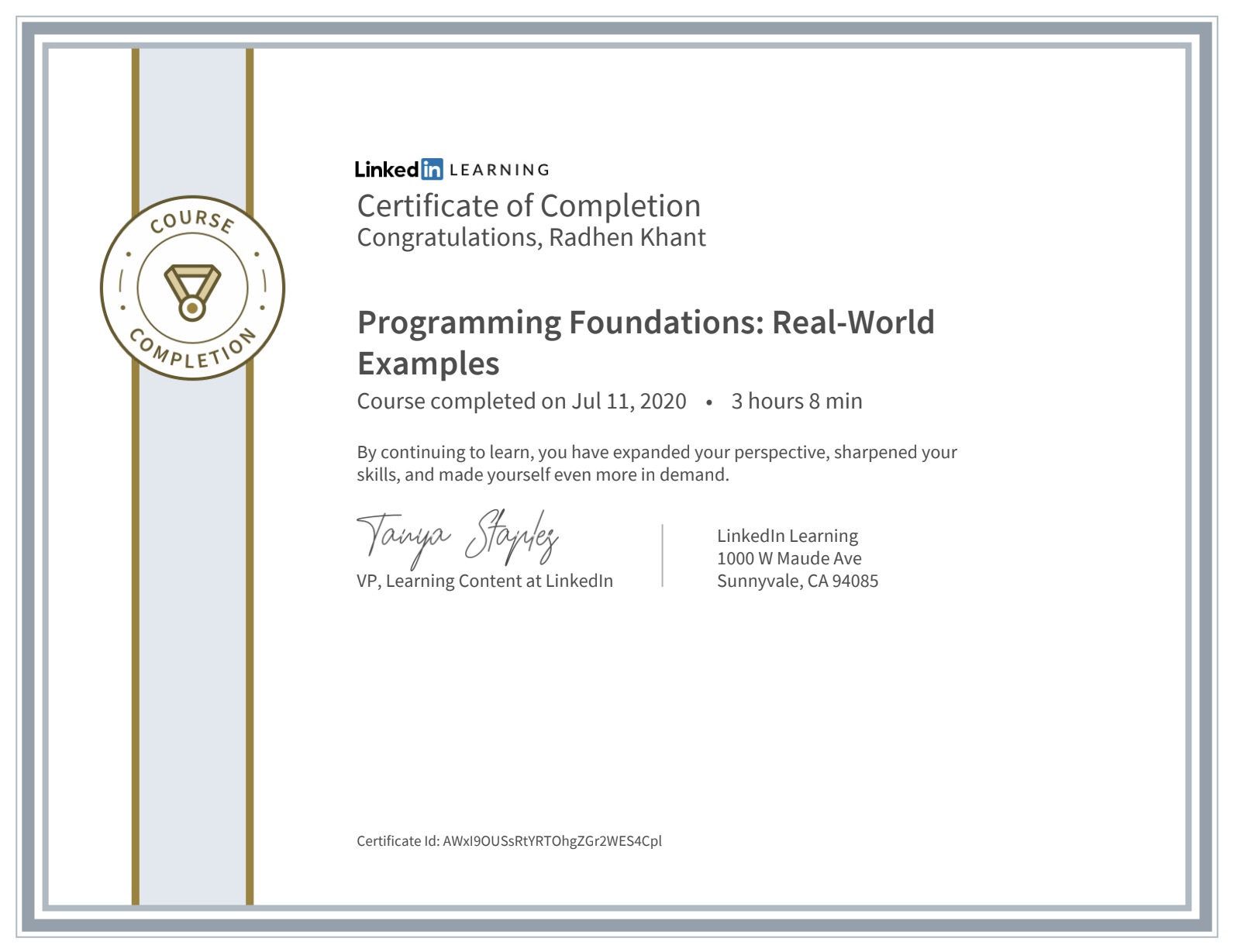 Programming Foundations: Real-World Examples