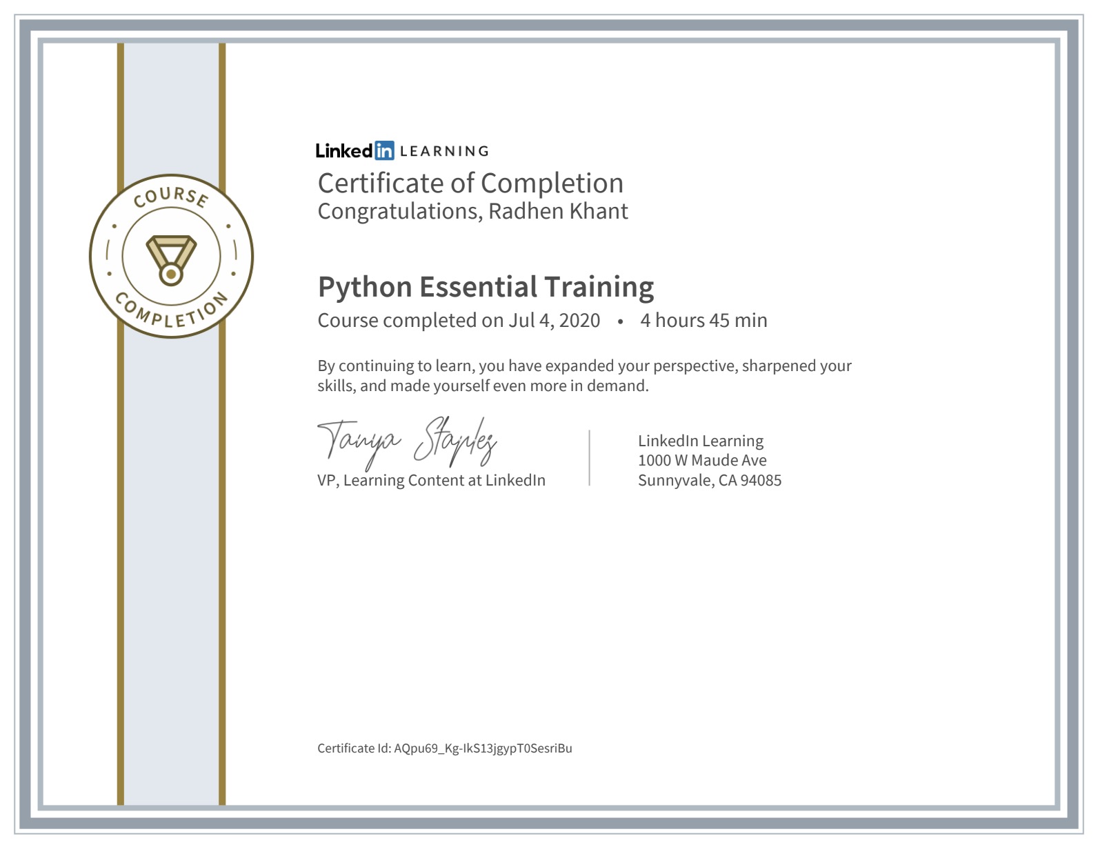Python Essential Training