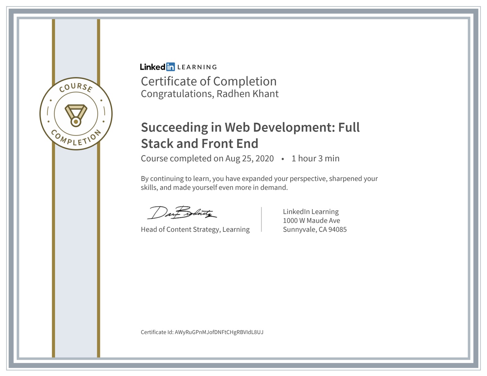 Succeeding in Web Development: Full Stack and Front End