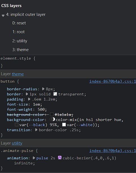 Layers devtools