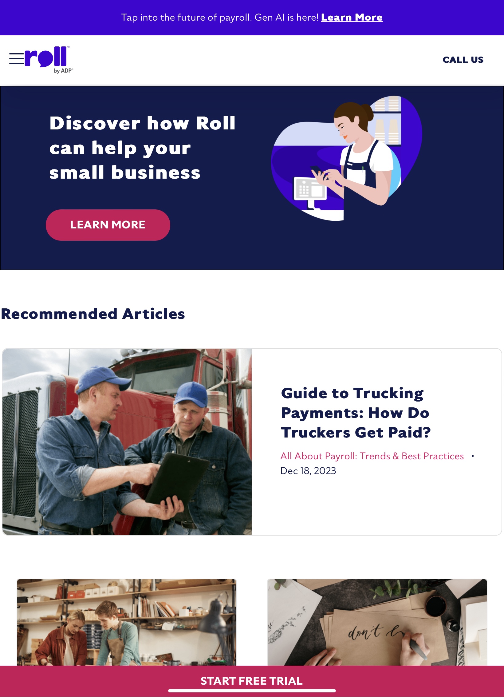 RollByADP Page