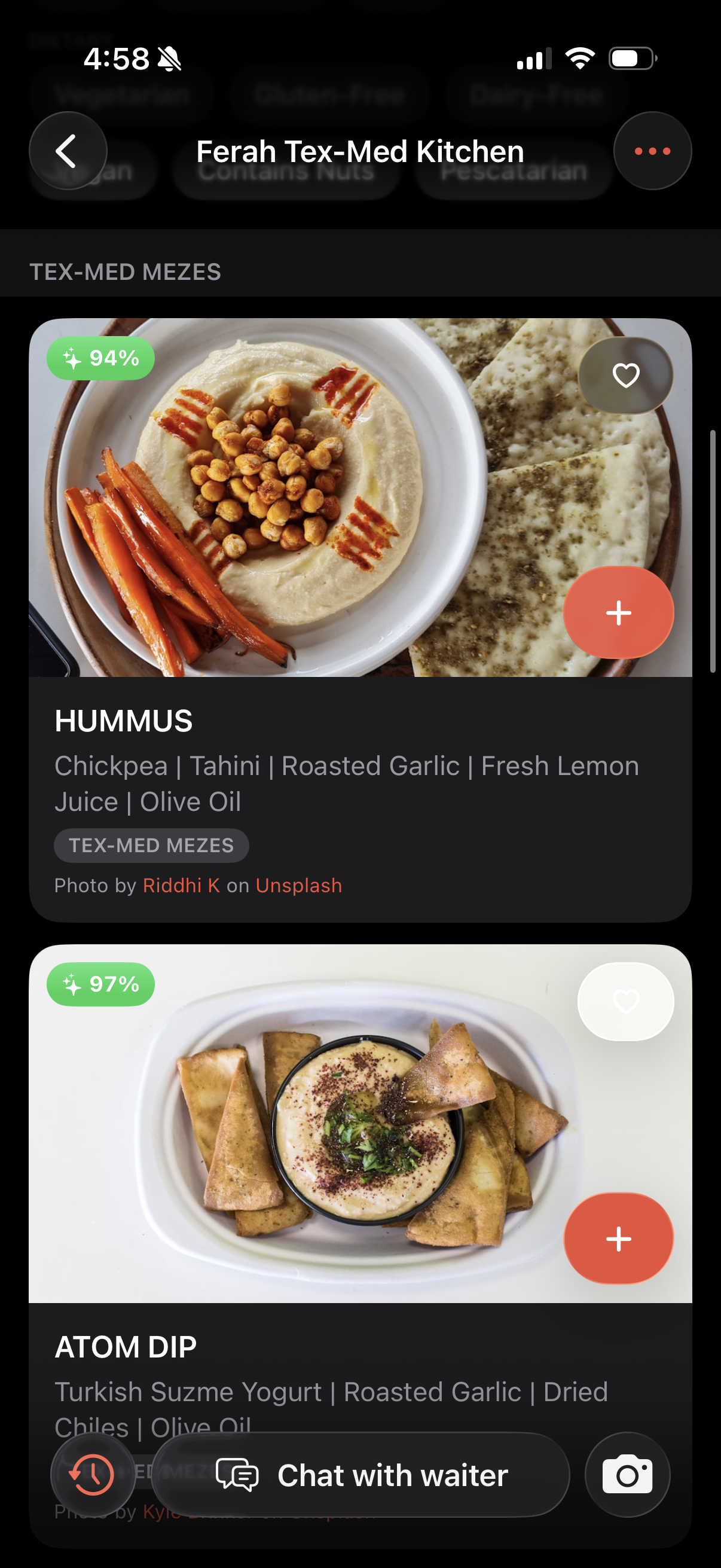 See every dish