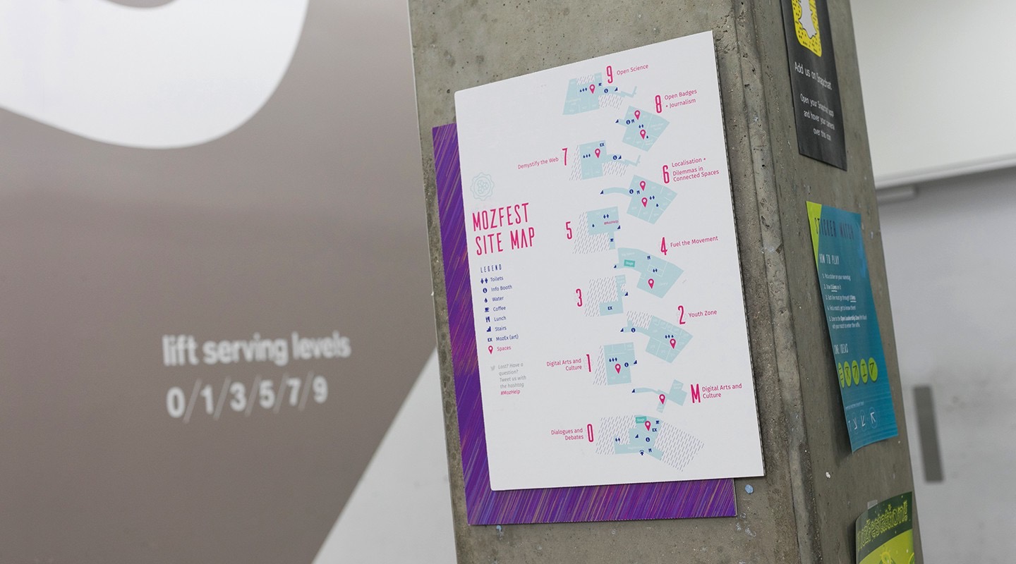 mozfest wayfinding