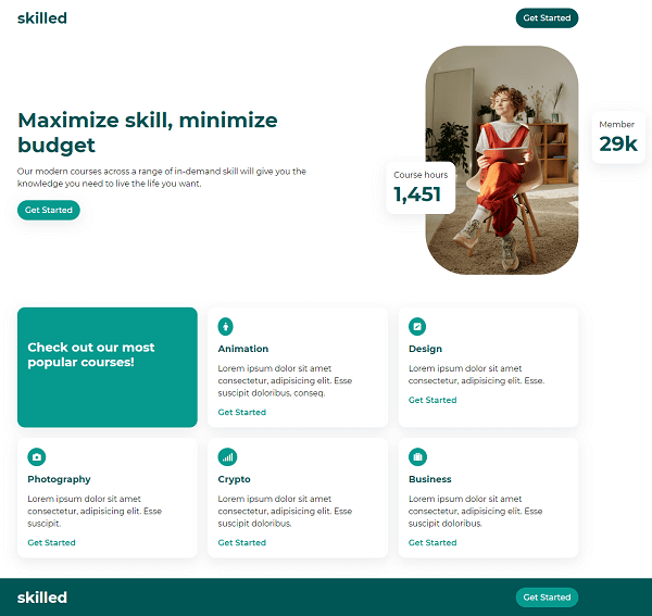 Landing Page Design