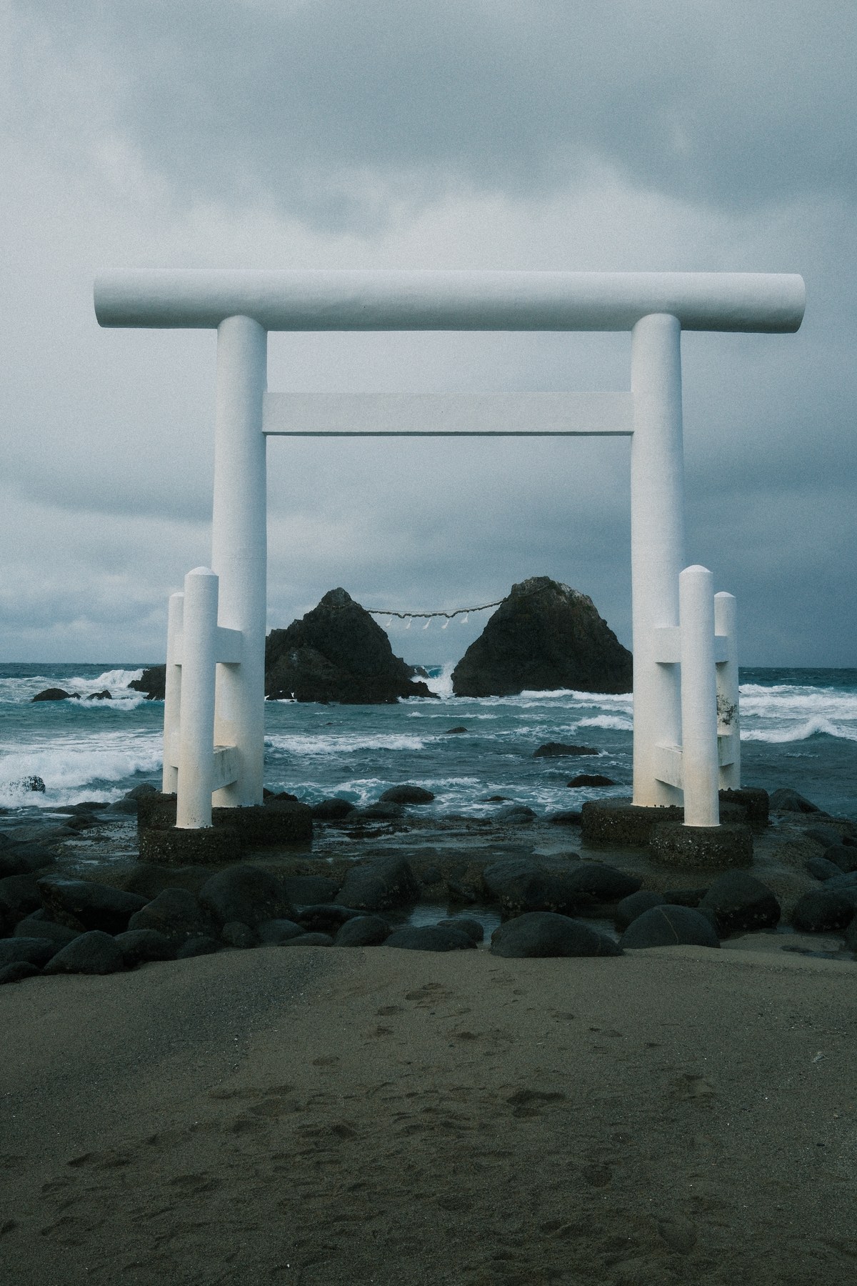 Torii sur la mer