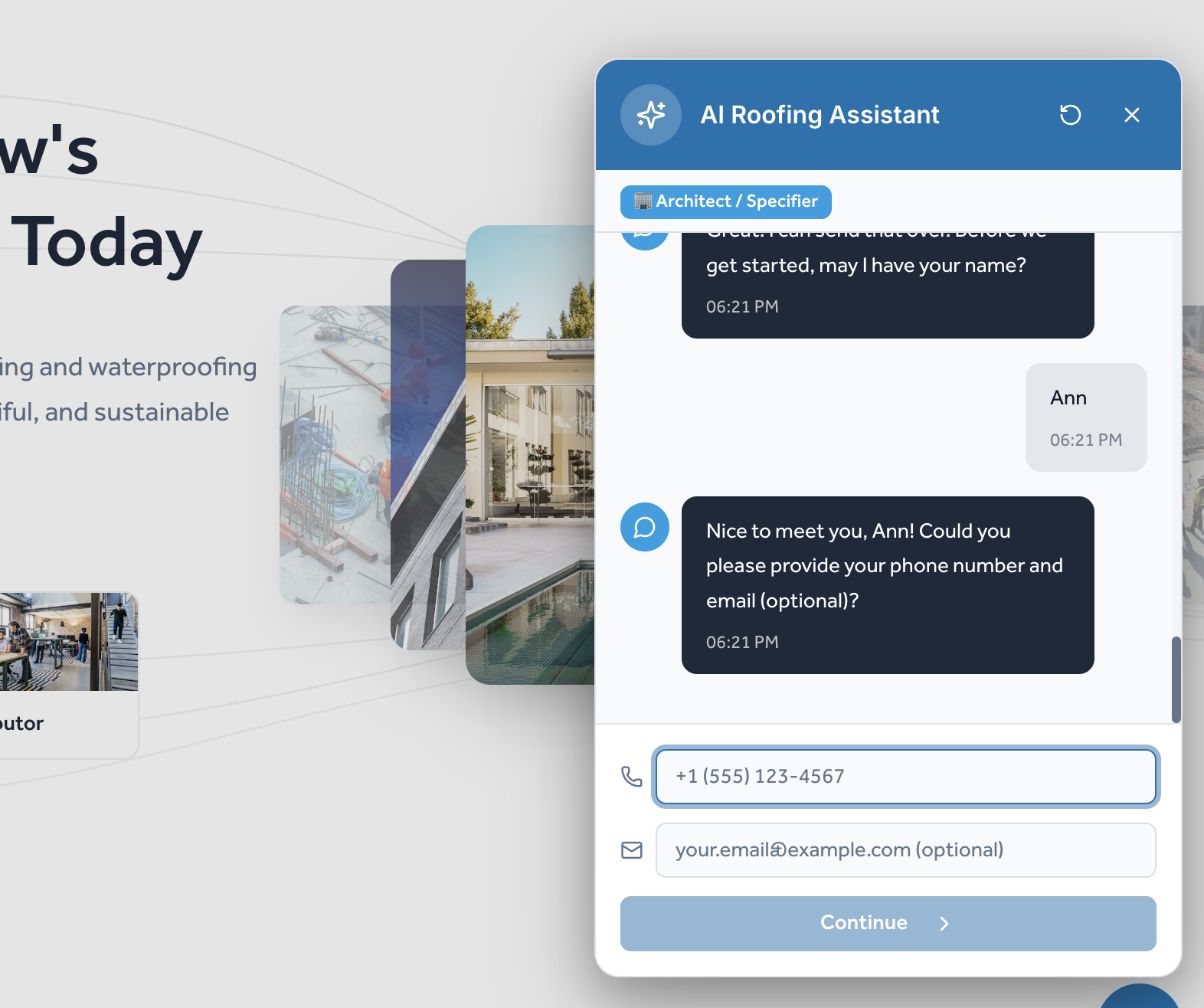 Embedded Lead Capture Form
