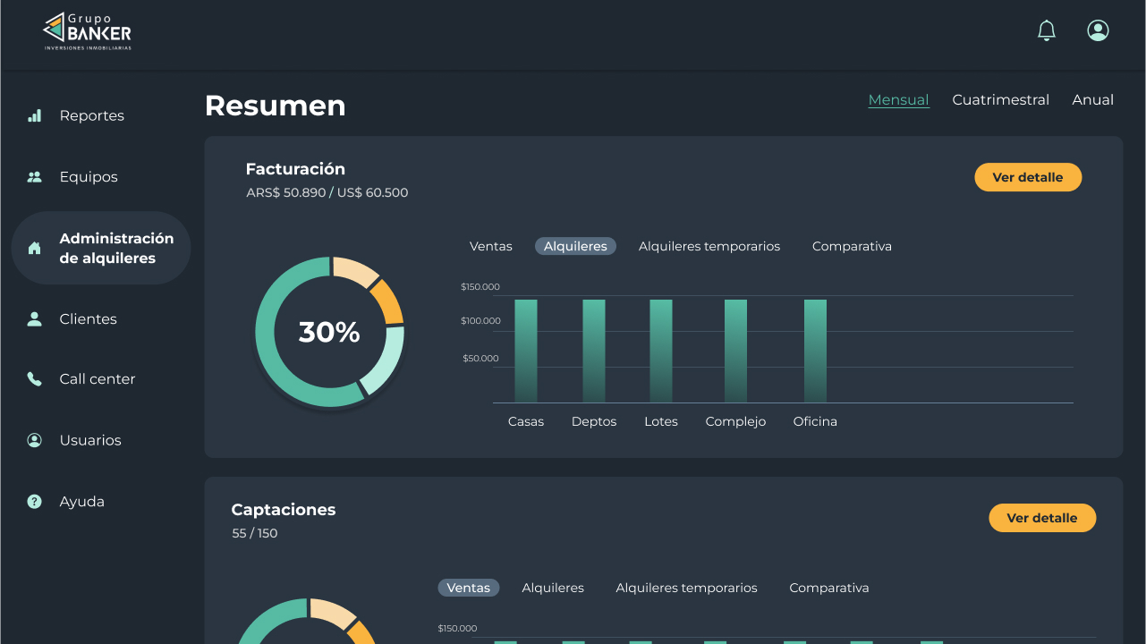 Grupo Banker Suite project
