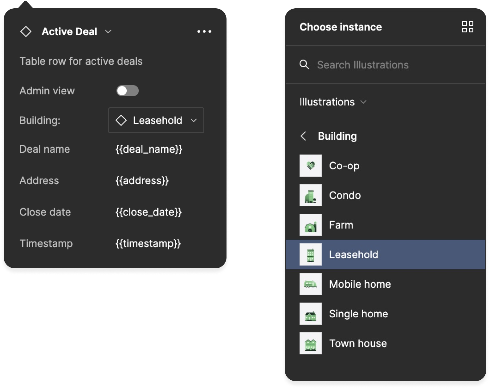 Table Row Option