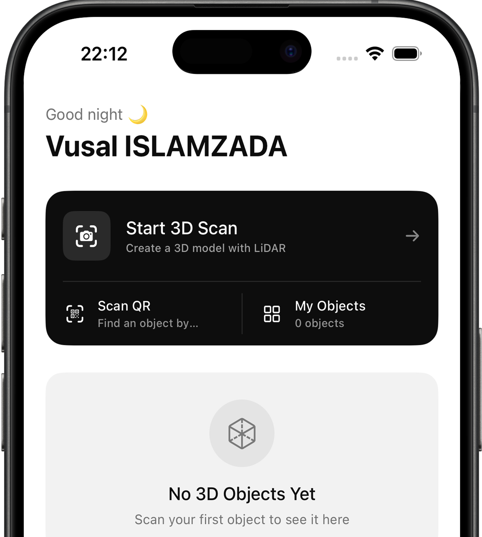Objelo app screenshot