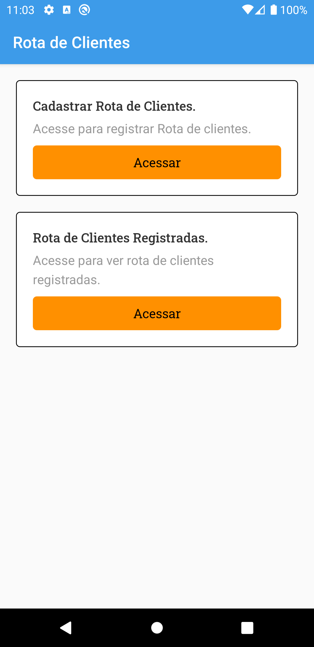 Aqua mobile app