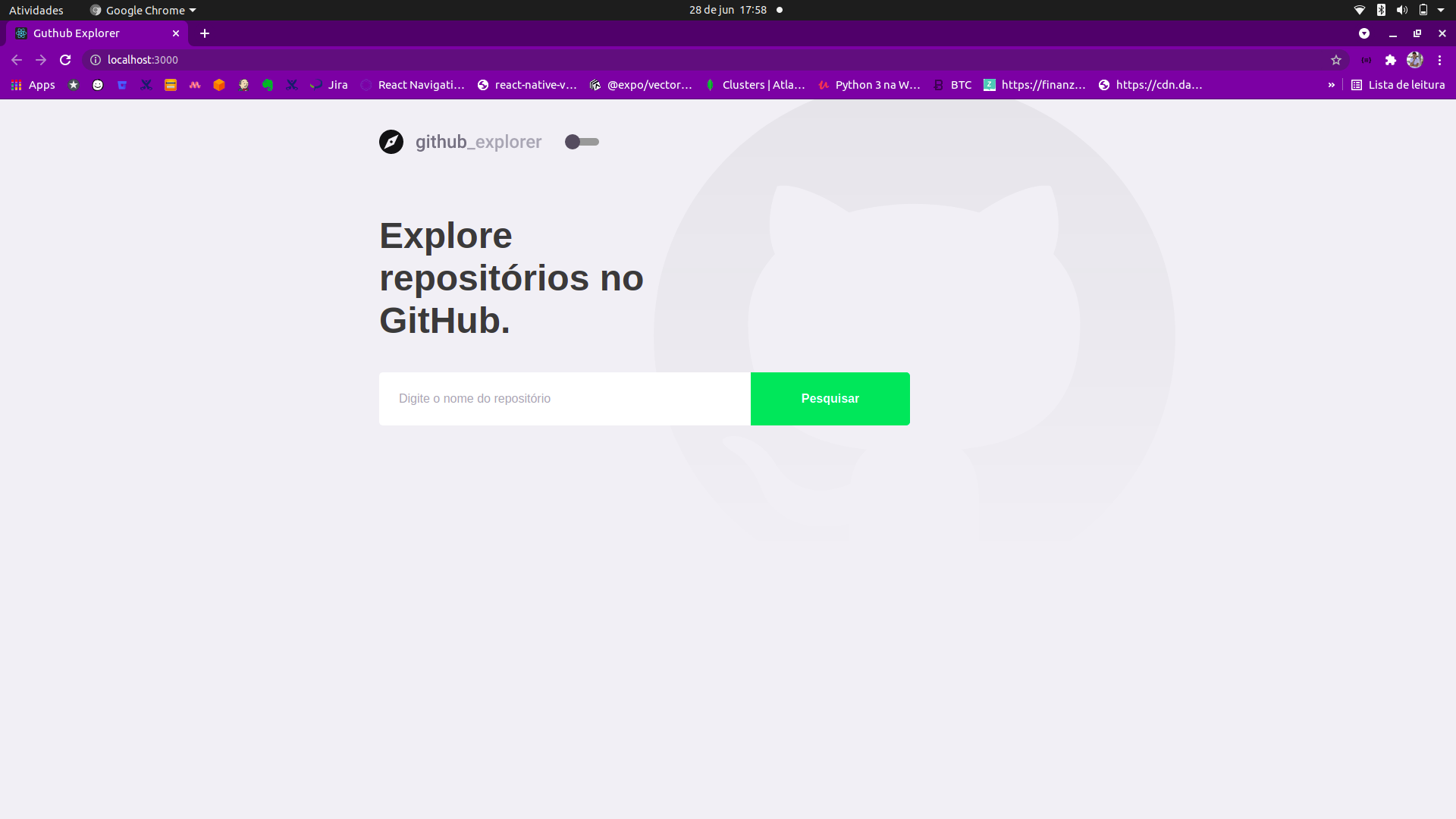 Github explorer