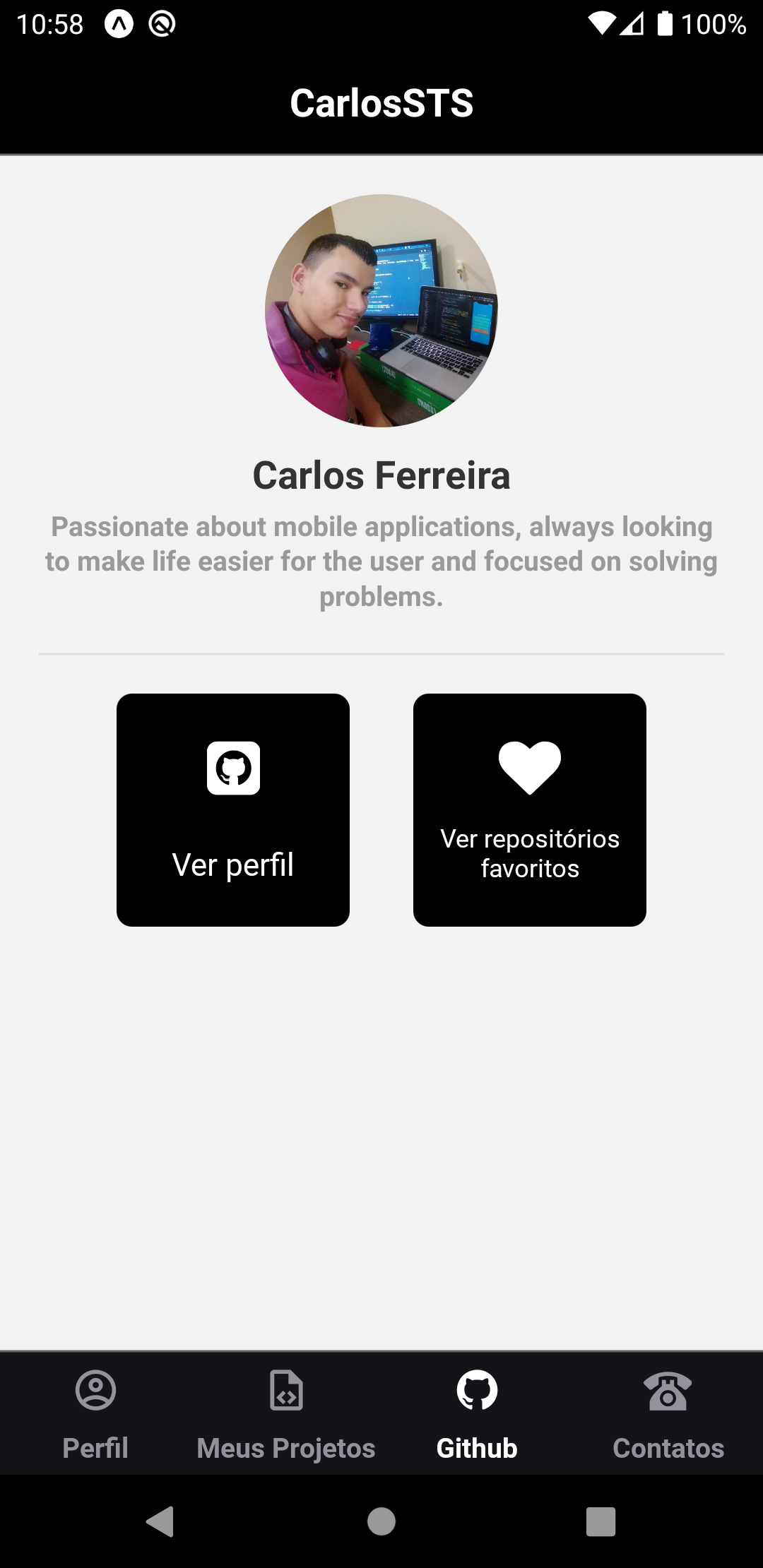 Portfolio mobile