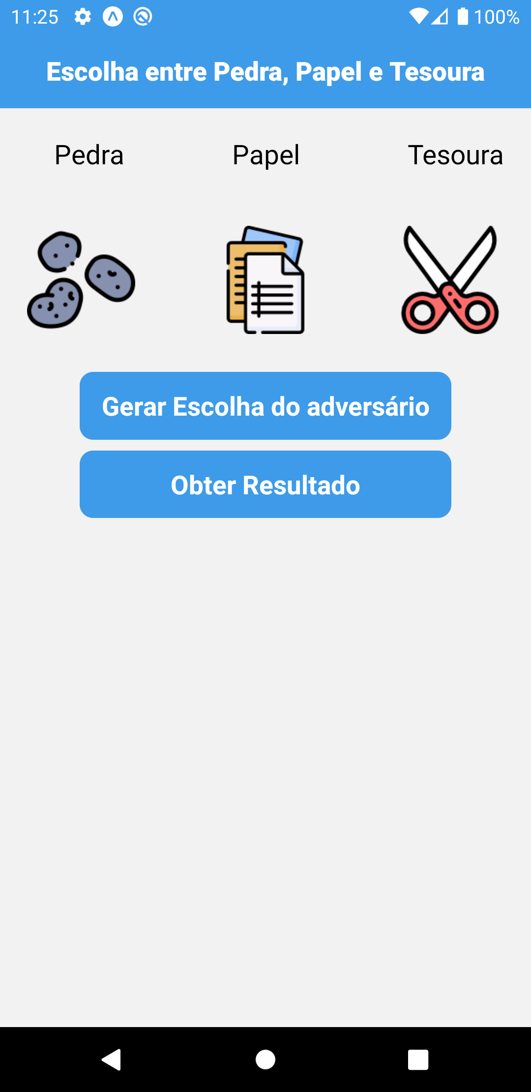 Pedra, papel tesoura