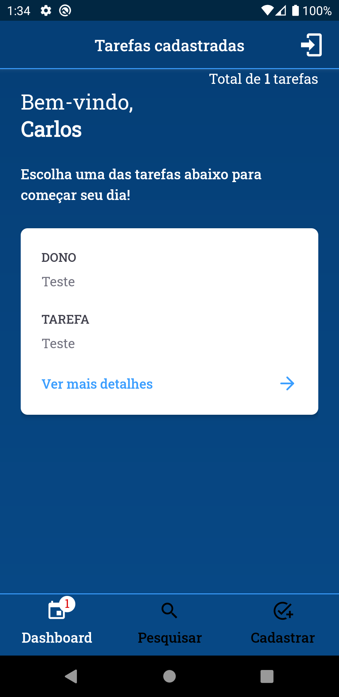Tasks app