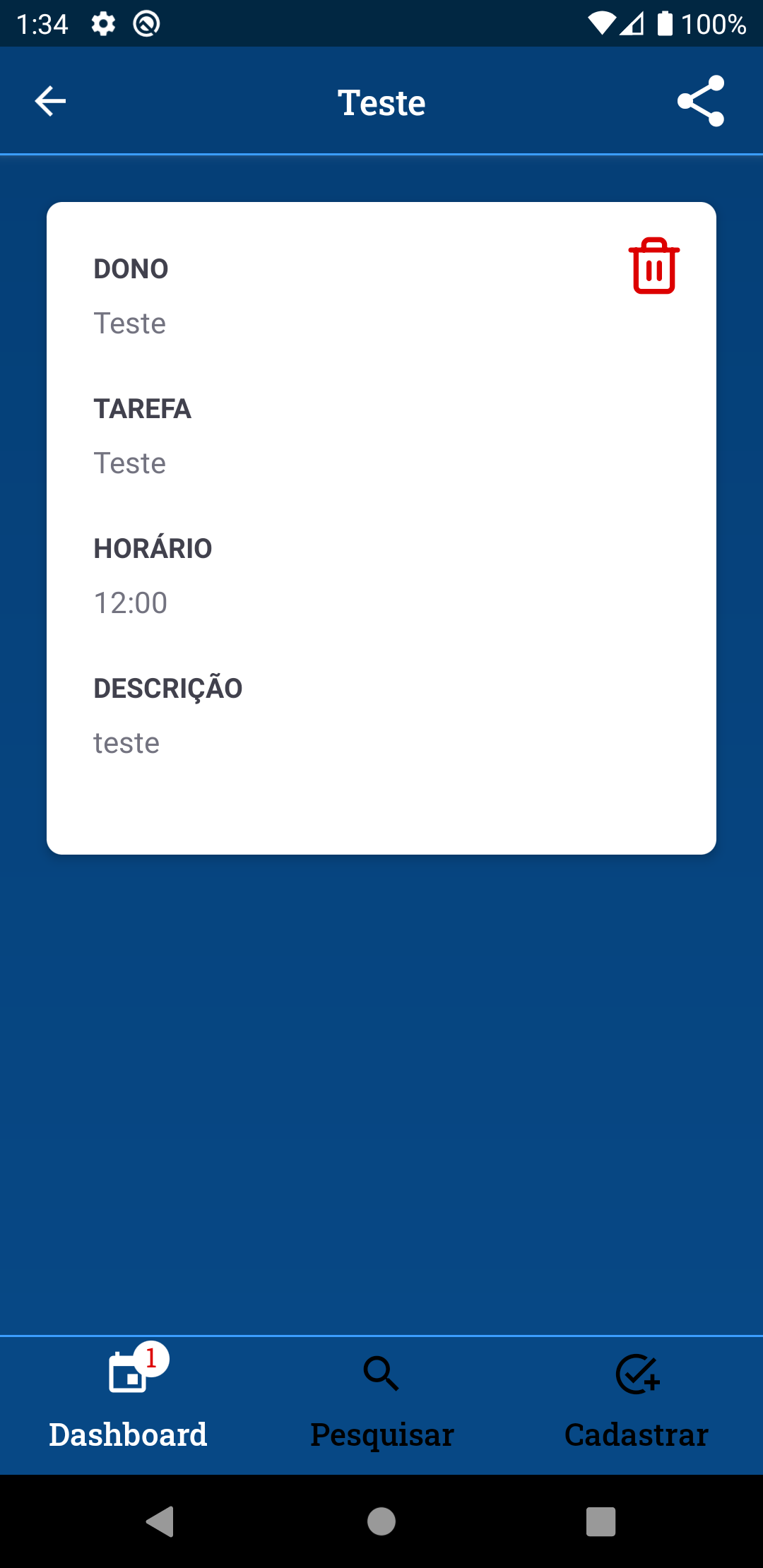 Tasks app