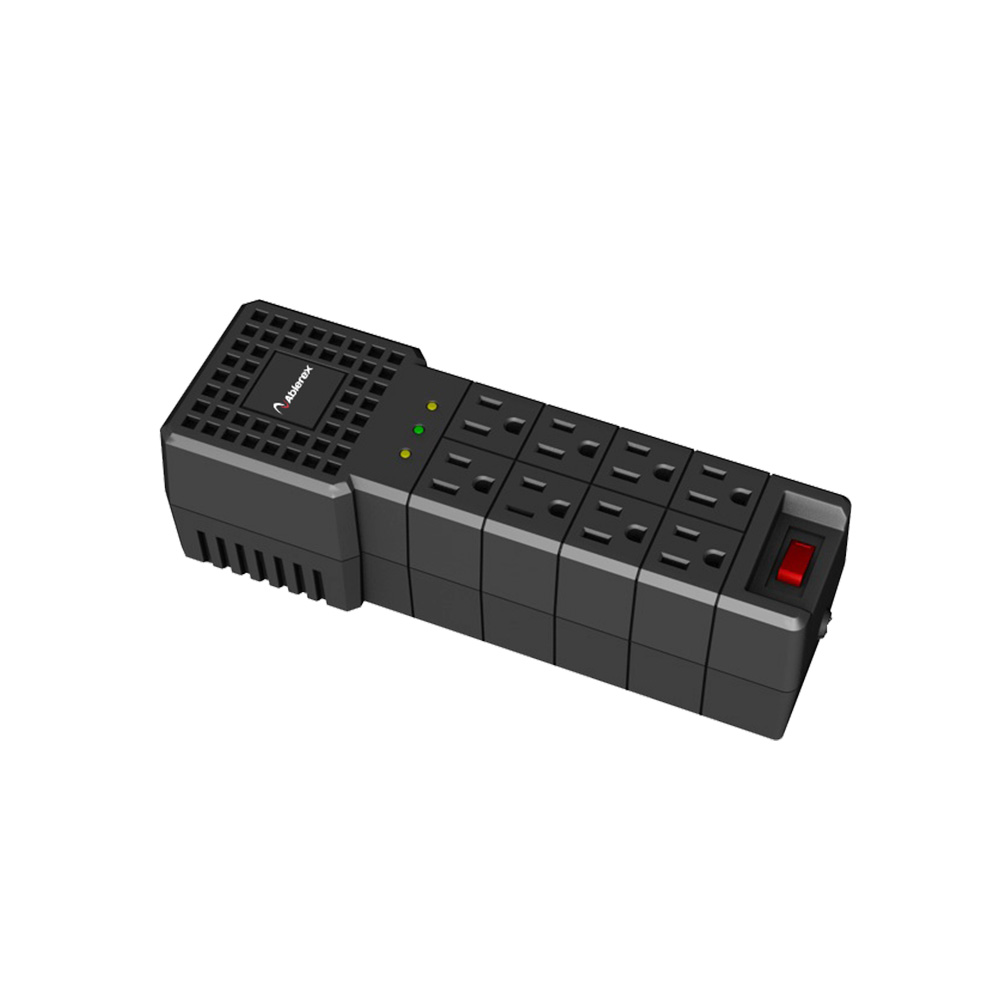 Regulador de Voltaje Ablerex AB-R1208N 1200VA 600W 120V 8 Tomas