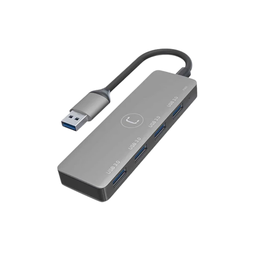 Hub Unno Tekno HB1011GY 4 puertos USB 3.0