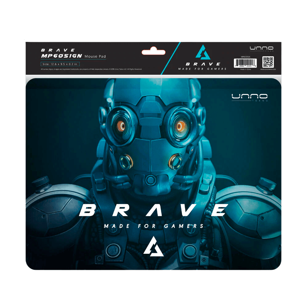Mousepad Unno Tekno MP6051GN Gamer Brave L