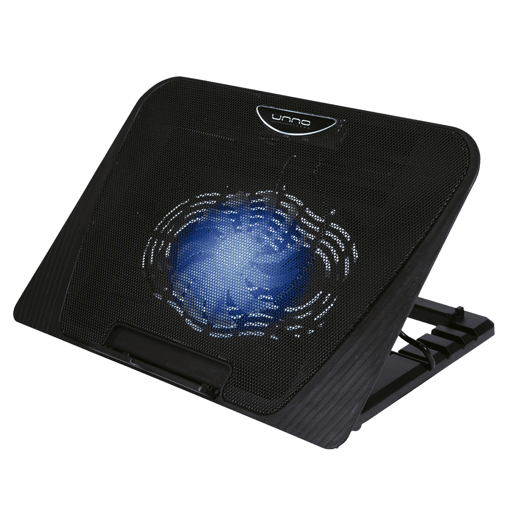 Base de Enfriamiento Unno Tekno NC6130BK para Notebook 5 Niveles 1 Ventilador