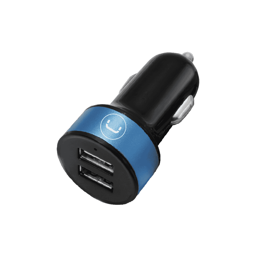 Cargador de Auto Unno Tekno PW5002BK Dual USB 2.1A
