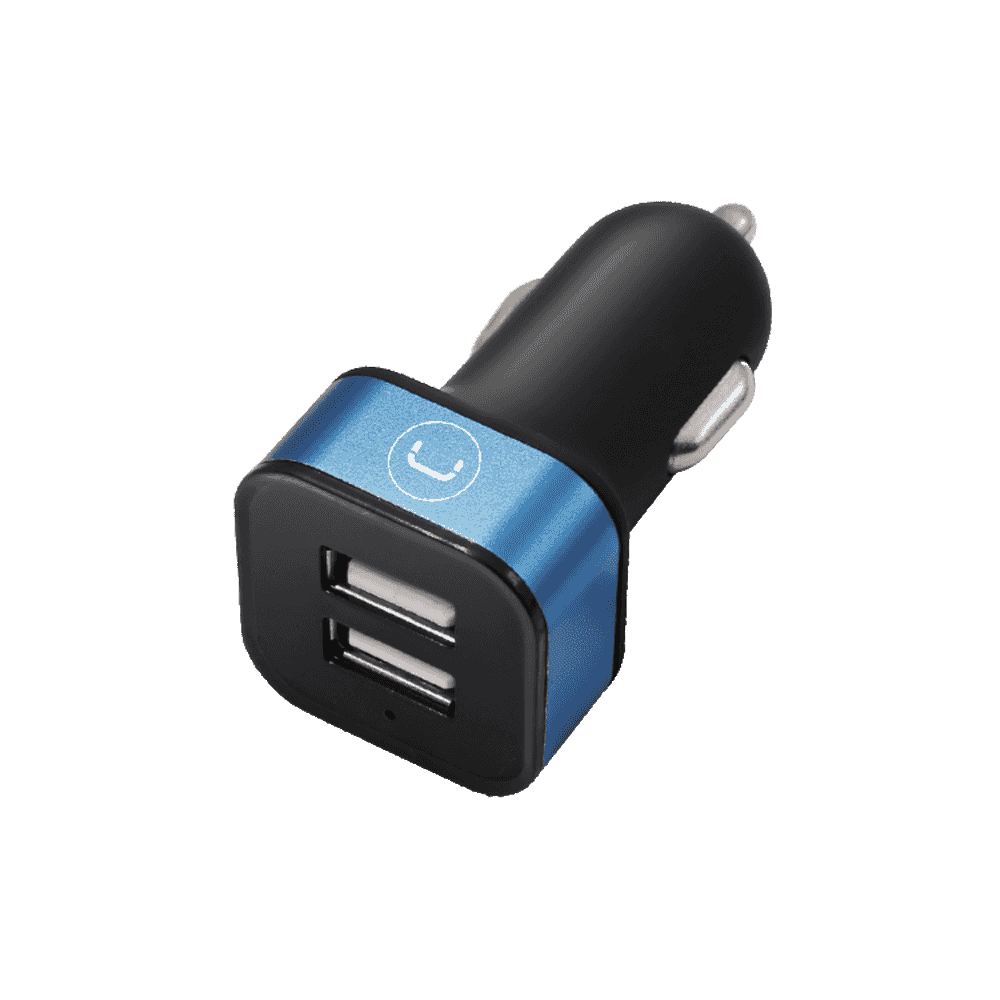 Cargador de Auto Unno Tekno PW5021BK Dual USB