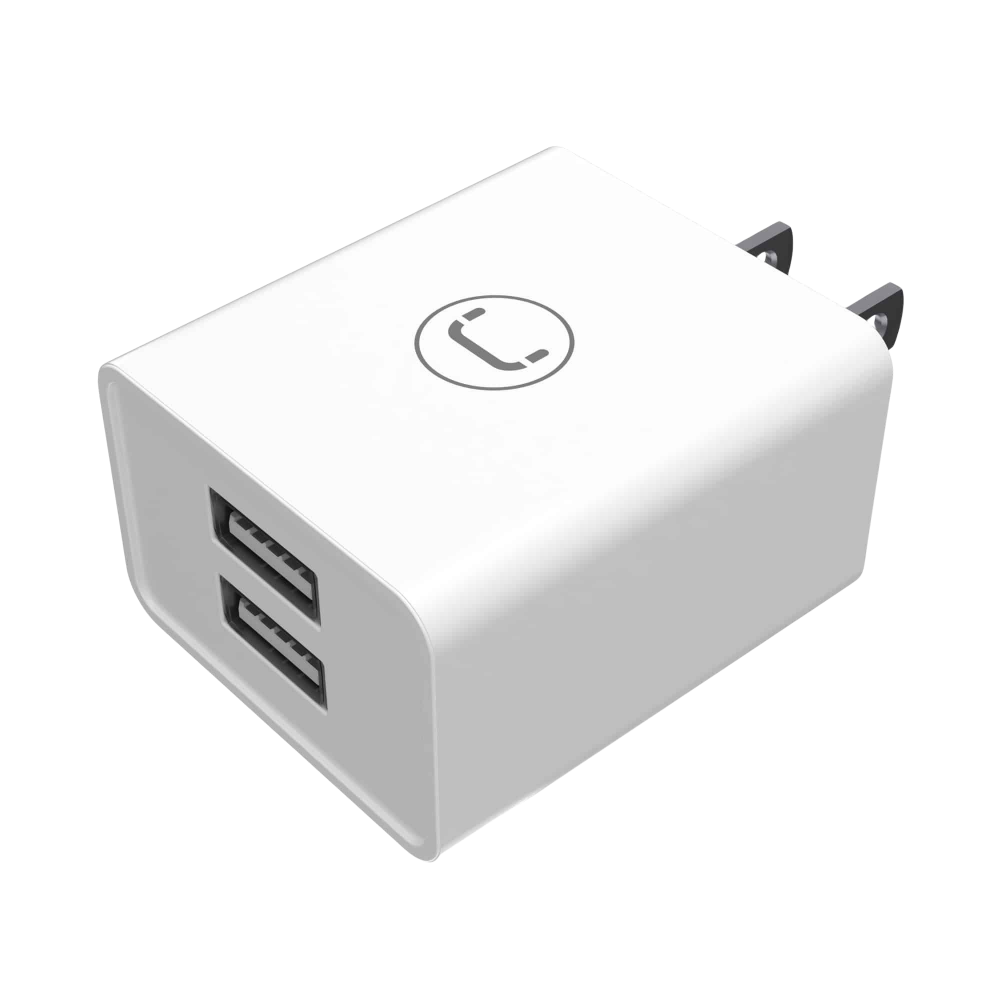 Cargador de Pared Unno Tekno PW5060WT Dual USB 2.1A
