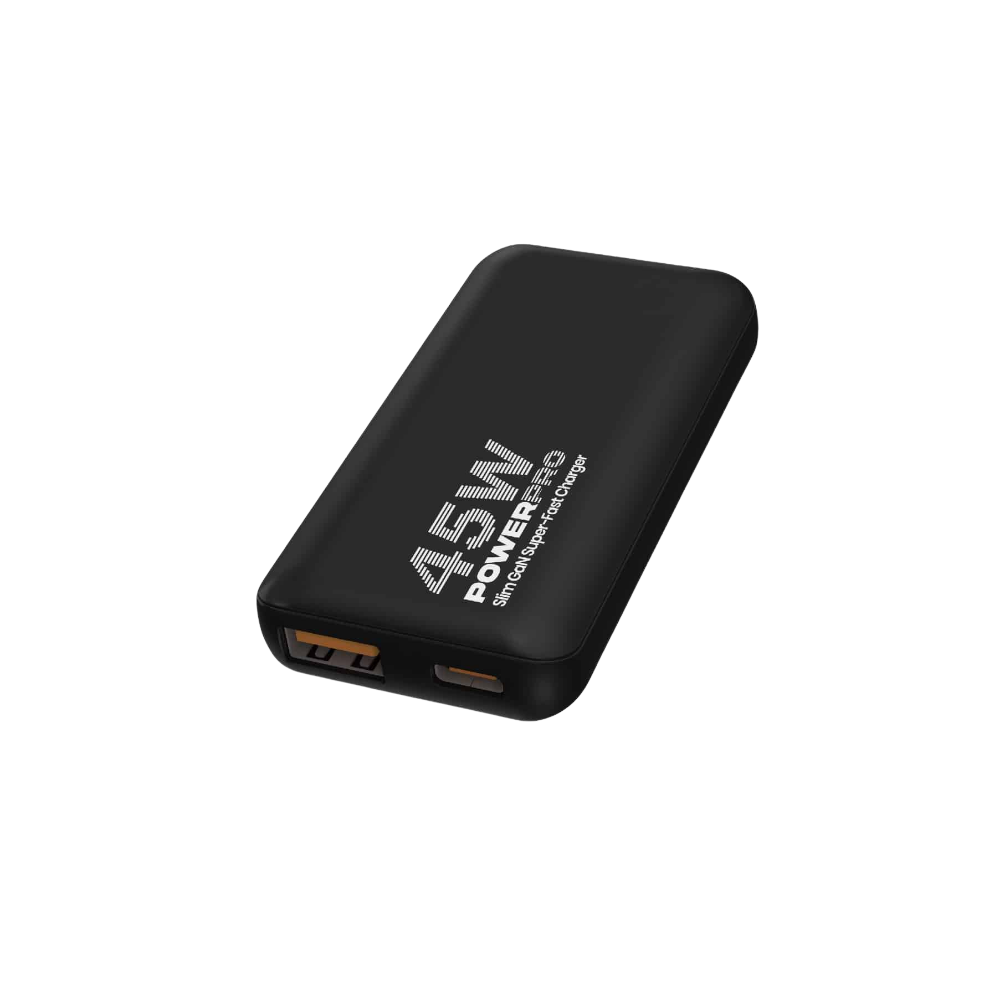 Cargador de Pared Unno Tekno PW5069BK Slim USB Tipo A USB Tipo C 45W
