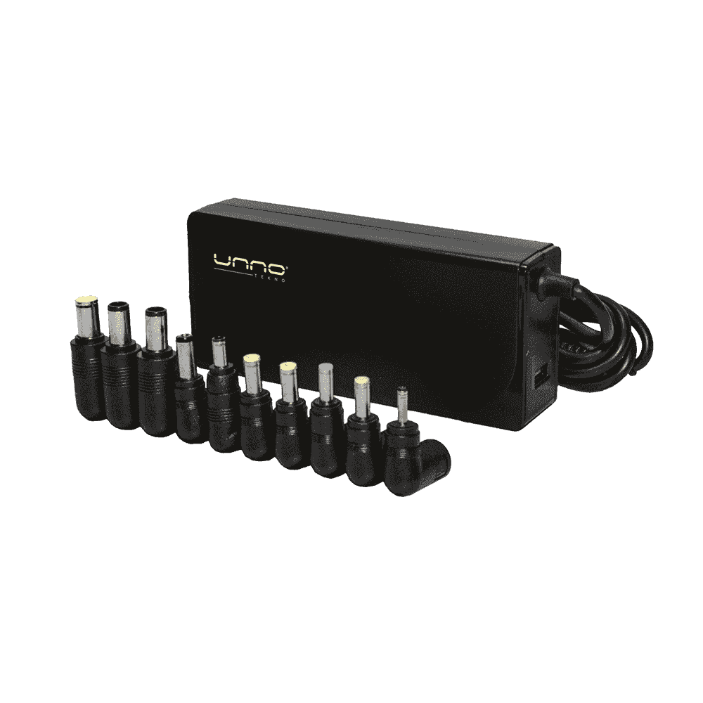 Cargador Universal Unno Tekno PW5291BK Selección Manual de Voltaje