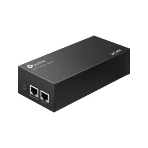 Adaptador TP-Link Inyector PoE++ 2 Puertos Gigabit 60W Plug and Play Power Supply Integrada
