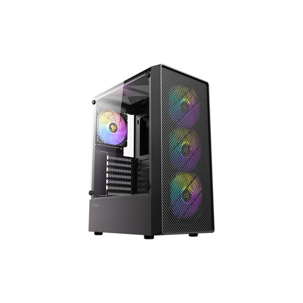 Antec AX26 RGB Elite Mid Tower 3x120mm RGB Frontal 1x120mm RGB Trasero