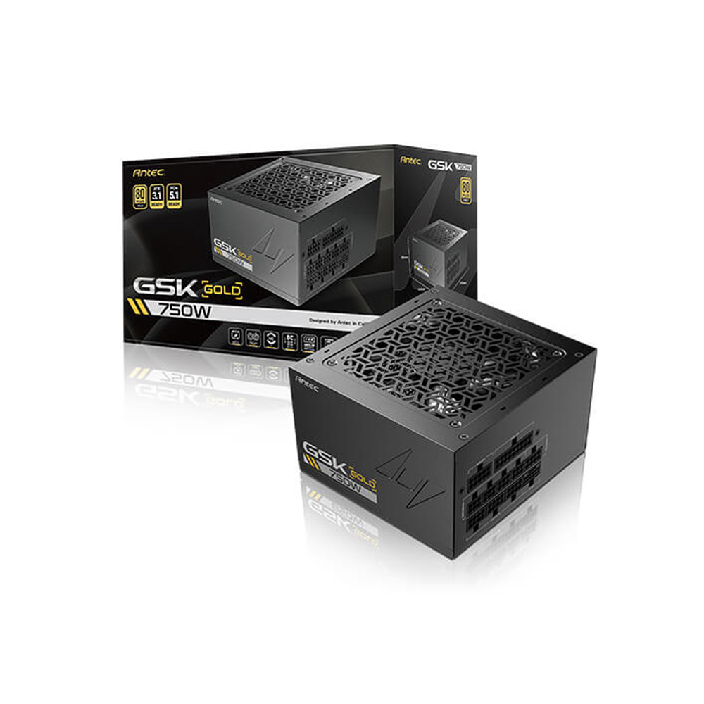 Fuente de Poder Antec GSK750 750W 80+ Gold PCIe 5.1