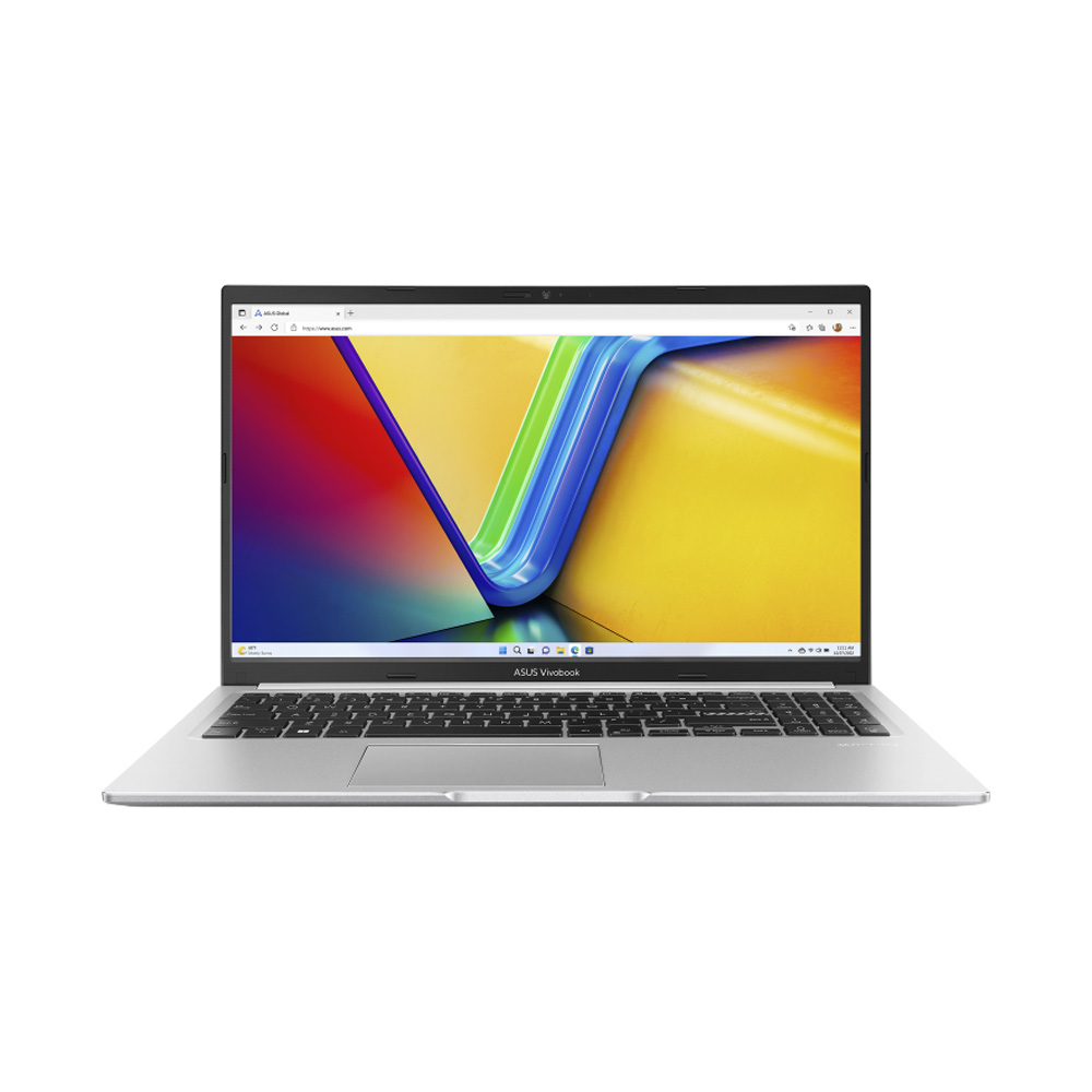 Laptop ASUS VivoBook M1502YA-BQ824 Ryzen 7 5825U 8GB 512GB SSD 15" FHD Sin Sistema Operativo Plata + Mouse