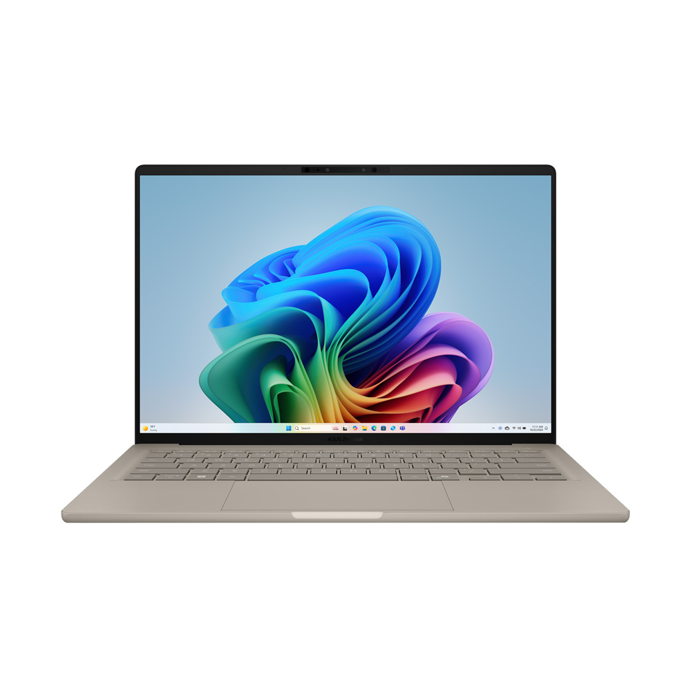 Laptop ASUS ZenBook UX3407QA-QD180W Snapdragon X1 16GB RAM 1TB SSD 14 WUXGA OLED Windows 11 + Funda Beige
