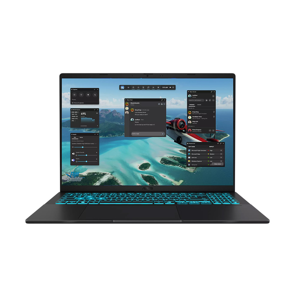 Laptop ASUS VivoBook Pro V3607VP-RP030 Core 7 240H 32GB RAM 1TB SSD RTX 5070 8GB 16 Pulgadas Sin Sistema Operativo Negro + Mochila y Mouse