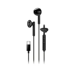 Auriculares Genius HS-M366 In-Ear USB-C 360 Rotating Clip con Micrófono Negro